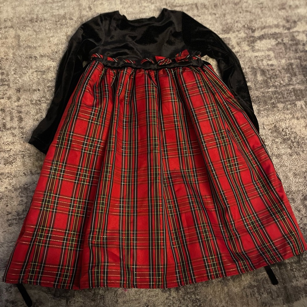 Good Lad Red Plaid Girls Dress